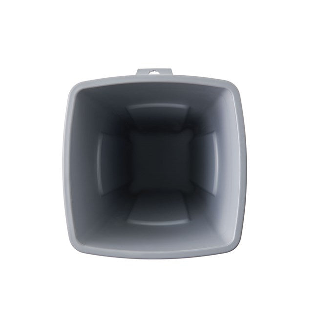 Rubbermaid Untouchable 23 Gallon Square Trash Can, Grey