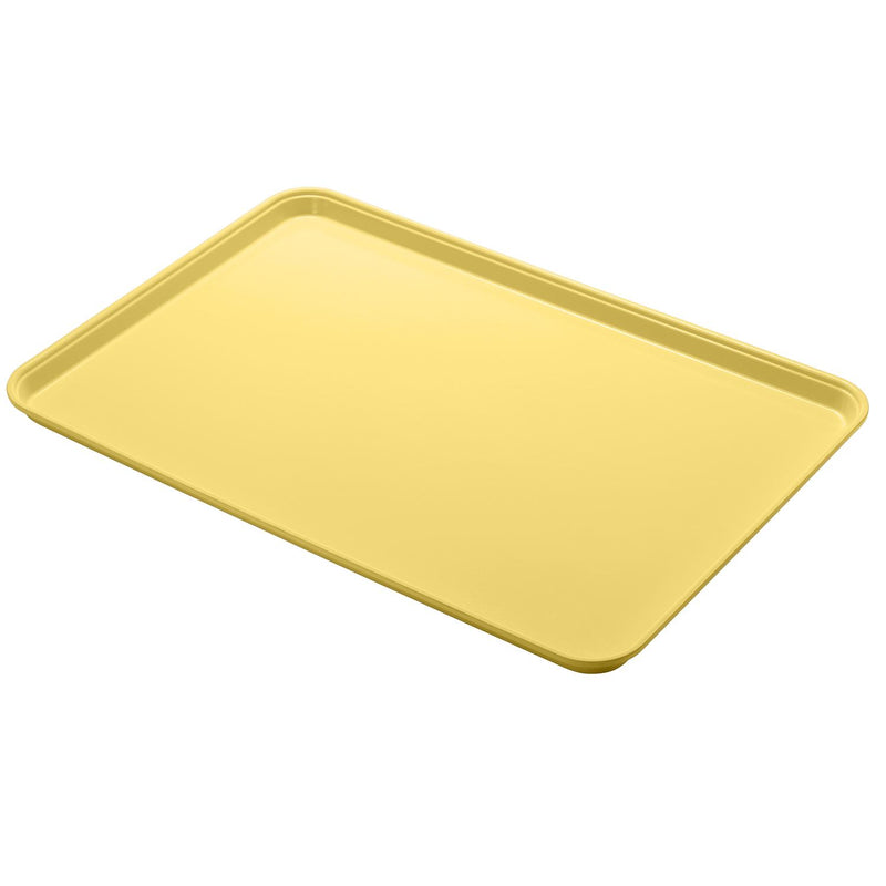 Cambro 18" x 26" Market Display Tray, Yellow - 1826MT145