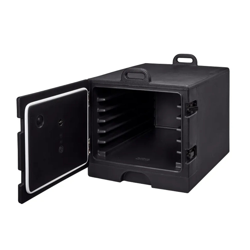 Cambro 1826MTC110 Cam Carrier Insulated Front Loading Sheet Pan Carrier, Holds 6 Full Sized Pans, Black
