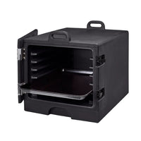 Cambro 1826MTC110 Cam Carrier Insulated Front Loading Sheet Pan Carrier, Holds 6 Full Sized Pans, Black