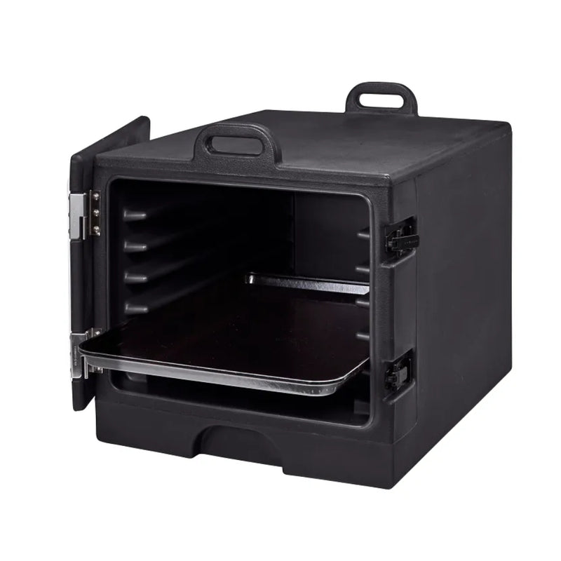 Cambro 1826MTC110 Cam Carrier Insulated Front Loading Sheet Pan Carrier, Holds 6 Full Sized Pans, Black