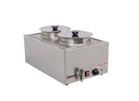 Nella Double Well Food Warmer with 8 Litre Per Container Capacity