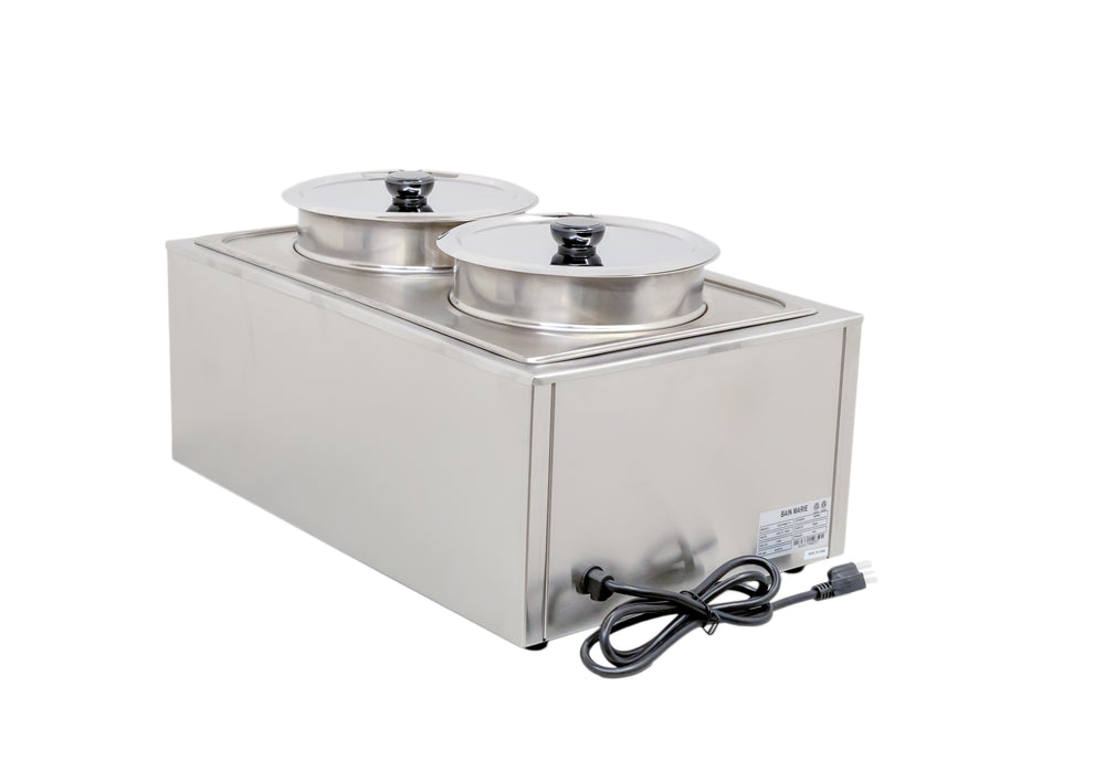Nella Double Well Food Warmer with 8 Litre Per Container Capacity