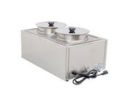 Nella Double Well Food Warmer with 8 Litre Per Container Capacity
