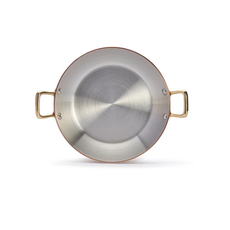Debuyer 6" Round Copper Bowl with Welded Handles