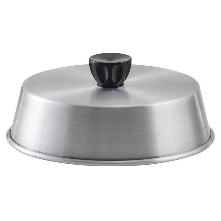 Winco 7" Grill Basting Cover with Handle, Aluminum
