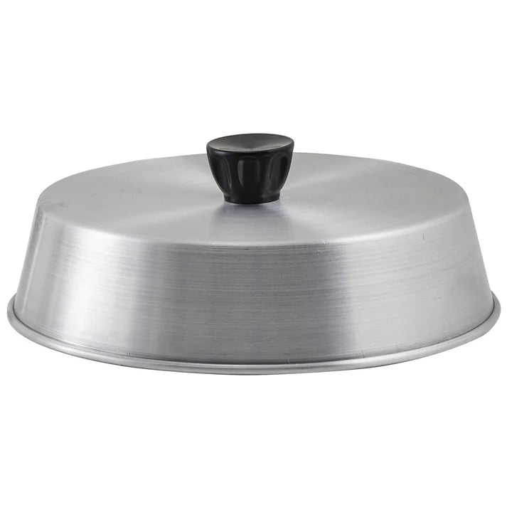 Winco 8" Grill Basting Cover with Handle, Aluminum