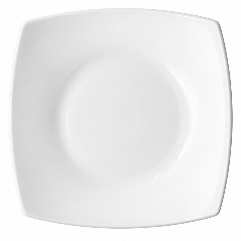 Continental Evolution 9" Square Plate, White 24 /Case