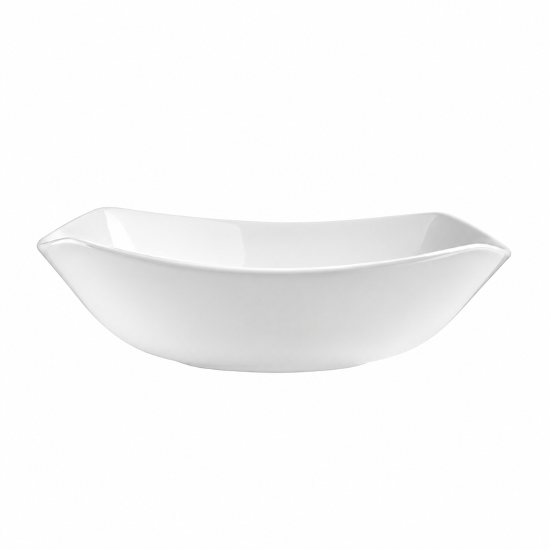 Continental Evolution 32 Oz Square Bowl, White 24 /Case