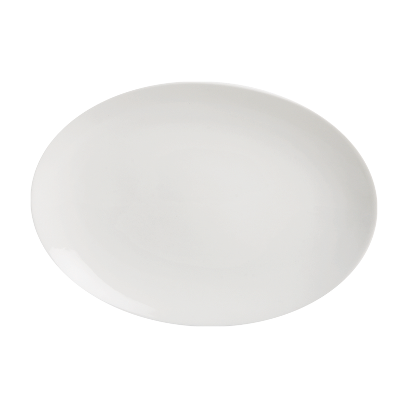 Cameo Imperial White 8" Coupe Platter 36/ Case