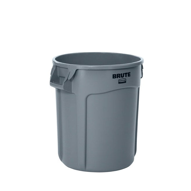 Rubbermaid Brute 20 Gallon Round Trash Can, Grey