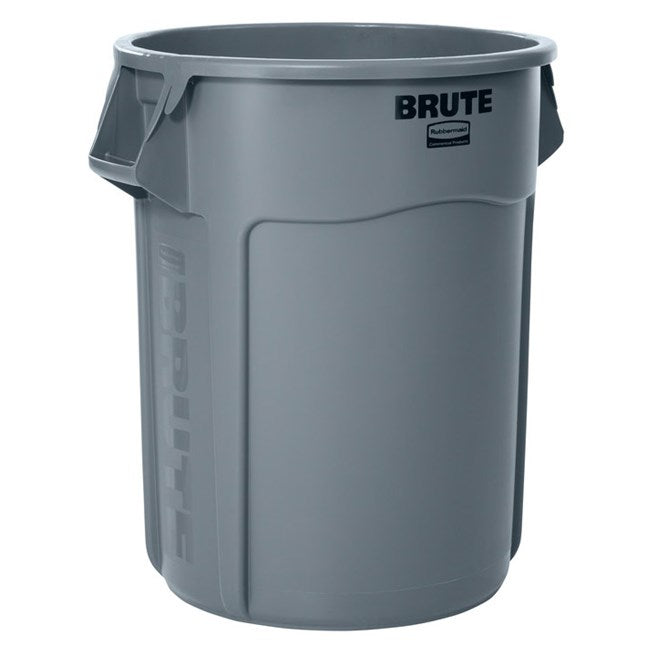 Rubbermaid Brute 55 Gallon Round Trash Can, Grey