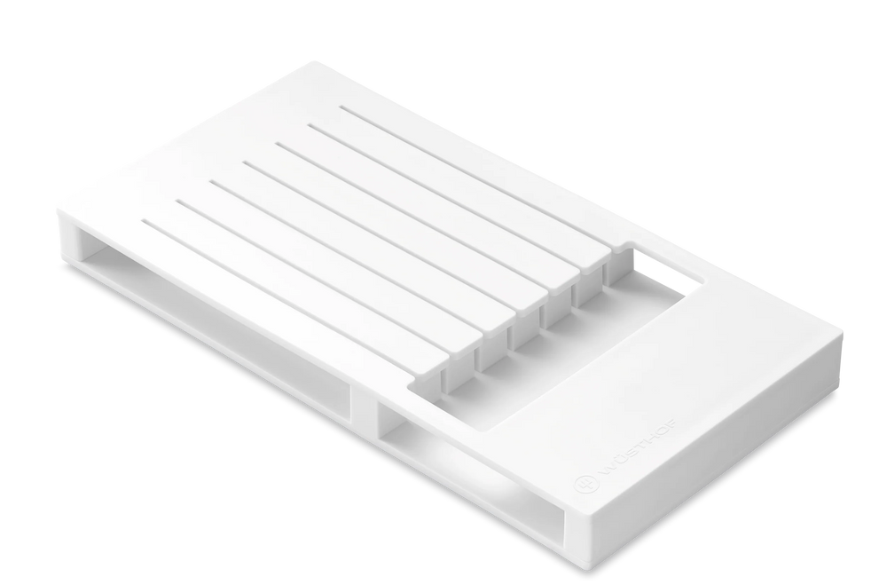 Wusthof 7 Slot In-Drawer Knife Organizer, White