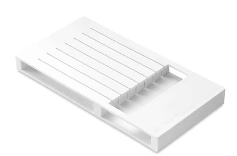 Wusthof 7 Slot In-Drawer Knife Organizer, White