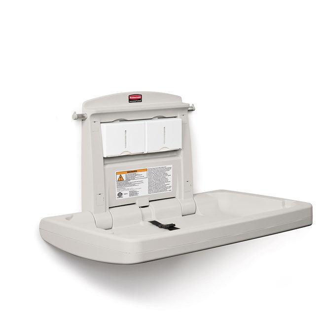 Rubbermaid Horizontal Baby Changing Station / Table, Grey