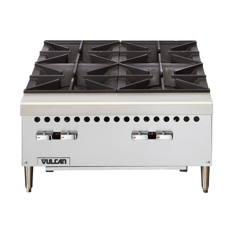 Vulcan 24" Four Burner Gas Hot Plate, Natural Gas