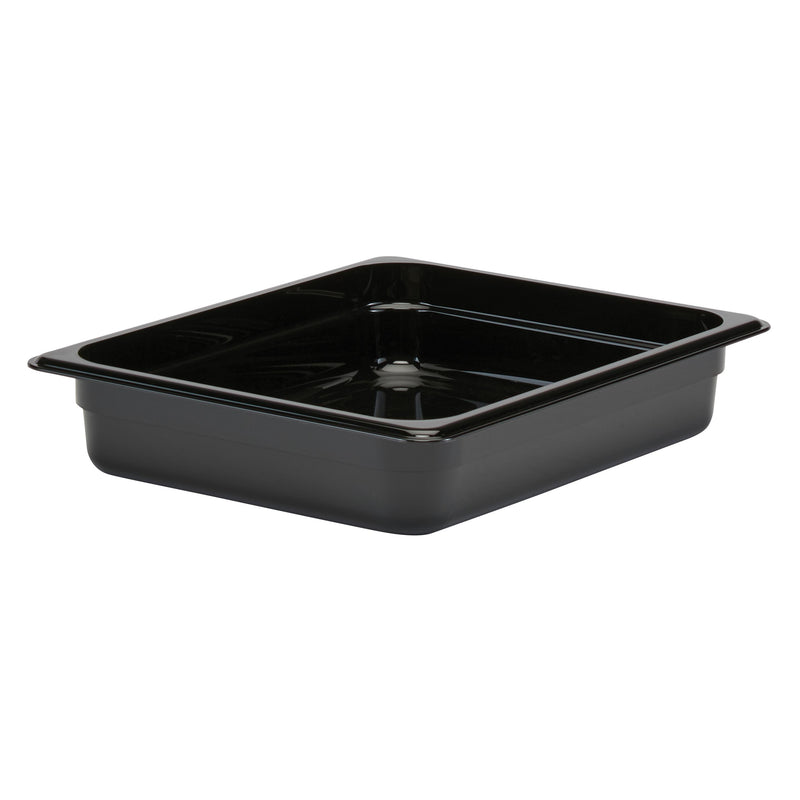 Cambro 22CW110 1/2 Size Food Pan 2.5" Deep, Black