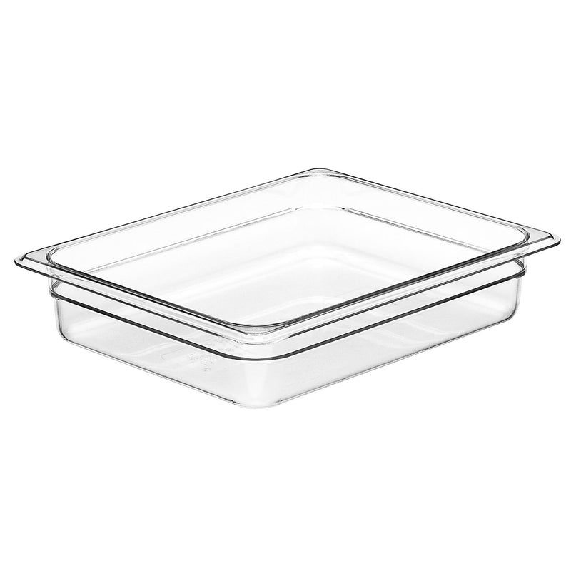 Cambro 22CW135 1/2 Size Food Pan 2.5" Deep, Clear