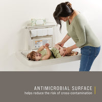 Rubbermaid Horizontal Baby Changing Station / Table, Grey