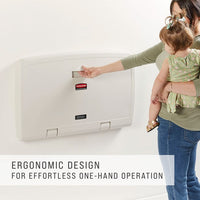 Rubbermaid Horizontal Baby Changing Station / Table, Grey