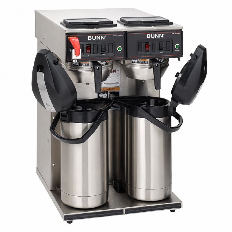 Bunn Twin Automatic Airpot Coffee Brewer, 240 Cups /Hour - CWTF