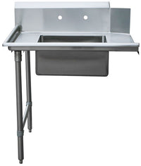 Nella 36" Left Side Soiled Dish Table with Sink