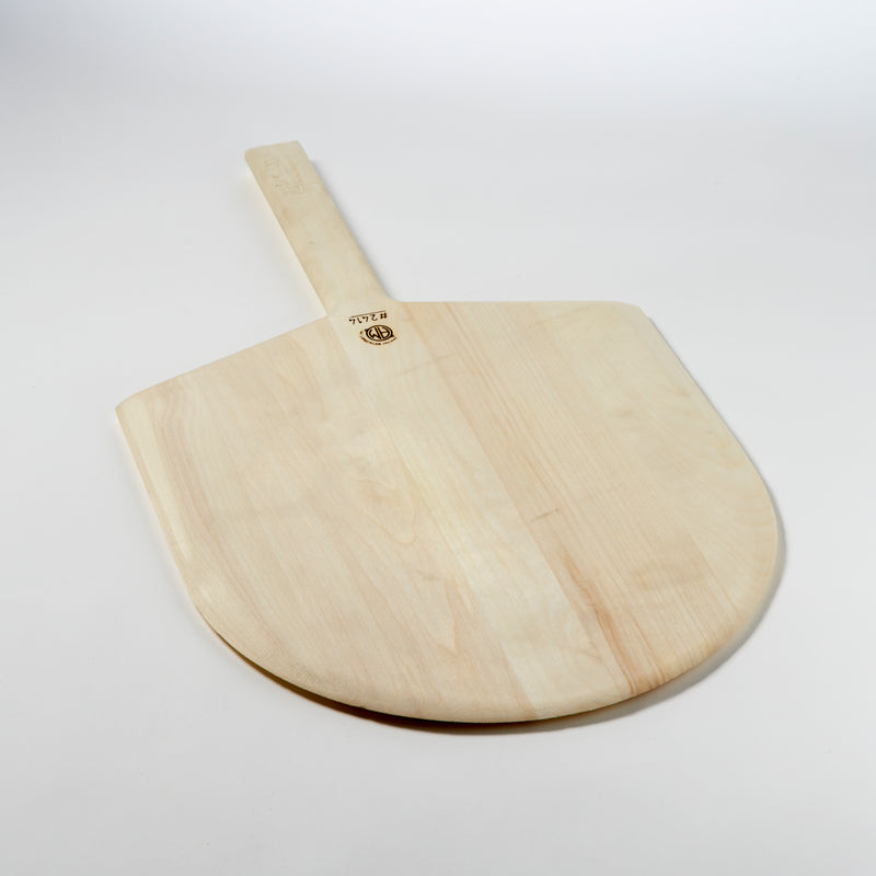 American Metalcraft 14" x 15" Wood Pizza Peel, 24" Overall Length