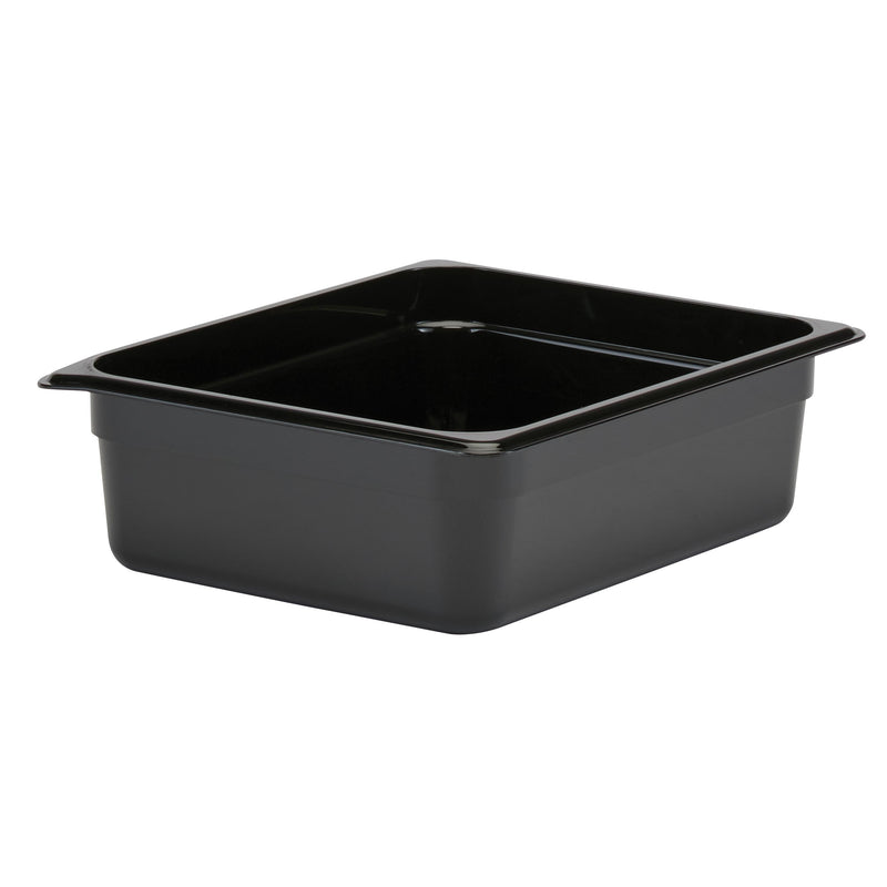 Cambro 24CW110 1/2 Size Food Pan 4" Deep, Black