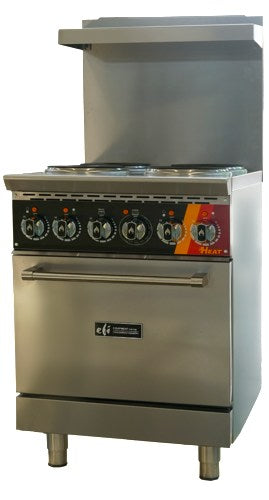 EFI 24" Electric Range with 4 Burners & Standard Oven 208 Volts
