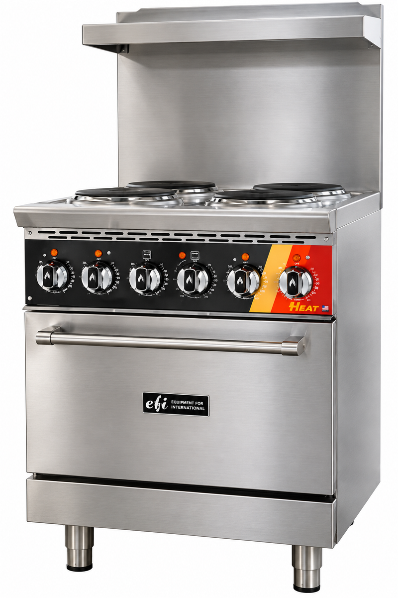 EFI 24" Electric Range with 4 Burners & Standard Oven 208 Volts