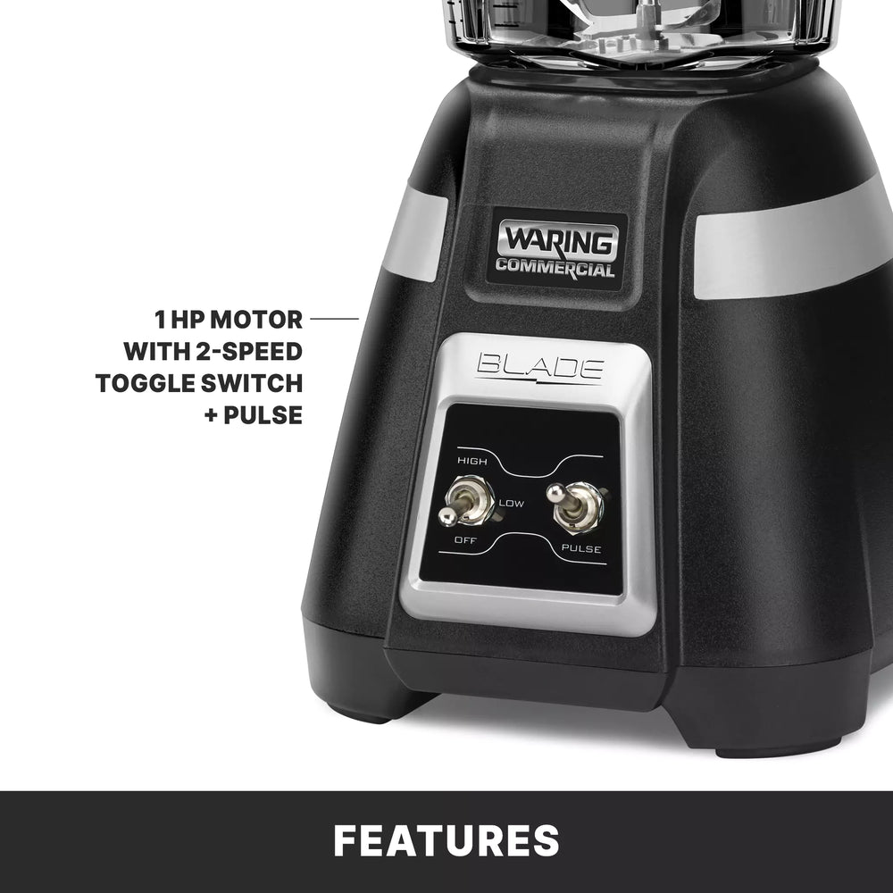 Waring BB300 Blade 48 Oz Two Speed Bar Blender, 1 HP