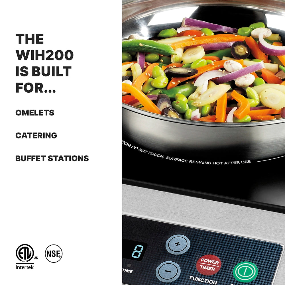 Waring Countertop Induction Range 11.5" x 11.75" 120V