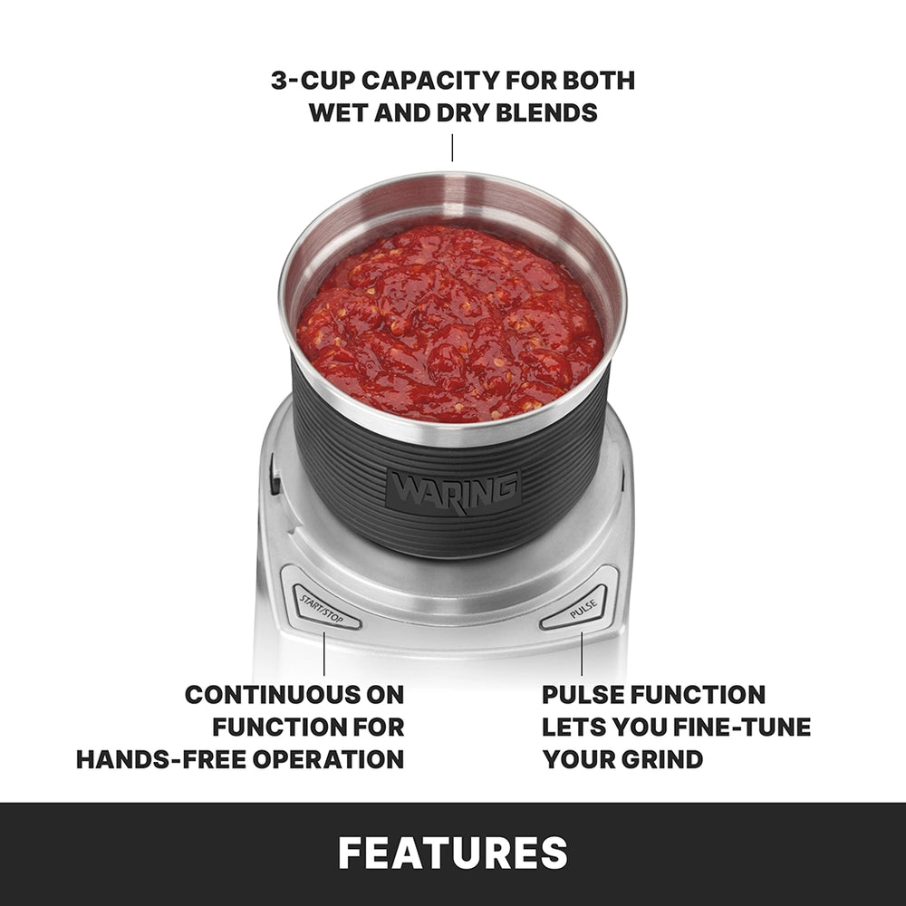 Waring 3 Cup Commercial Spice Grinder 120V