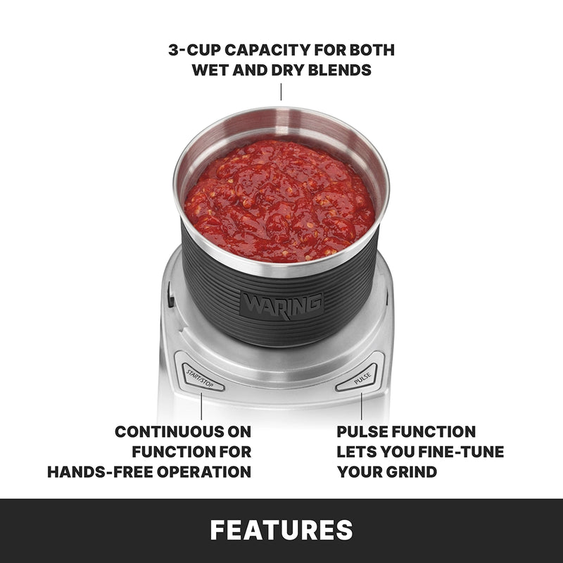 Waring 3 Cup Commercial Spice Grinder 120V