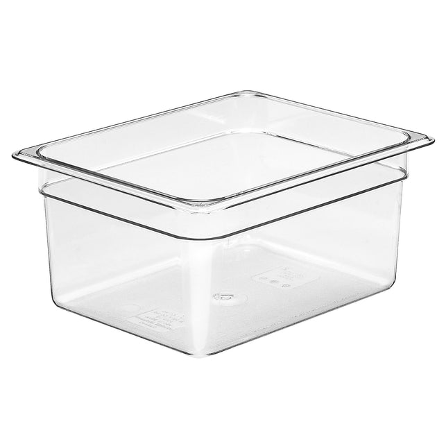Cambro 26CW135 1/2 Size Food Pan 6" Deep, Clear