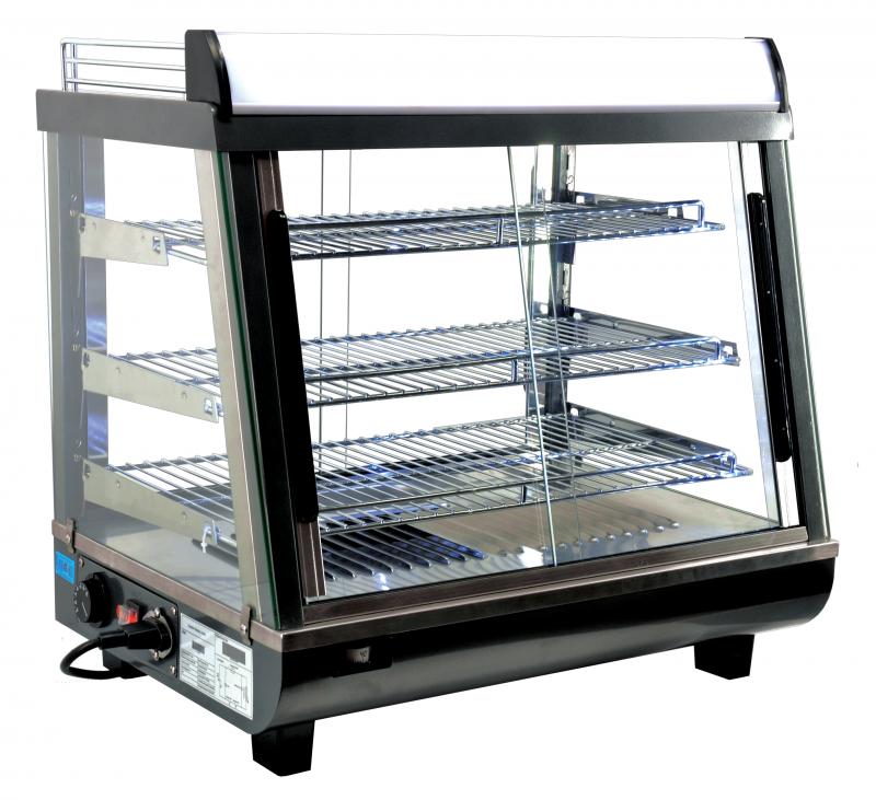 Nella 26" Countertop Glass Display Warmer with Front & Back Doors