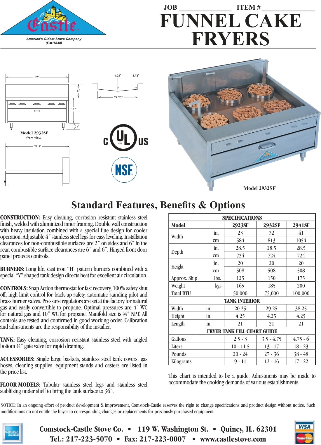 Spec Sheet