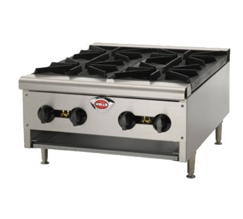 Wells 36" Countertop 6 Burner Range Natural Gas 159,000 BTU
