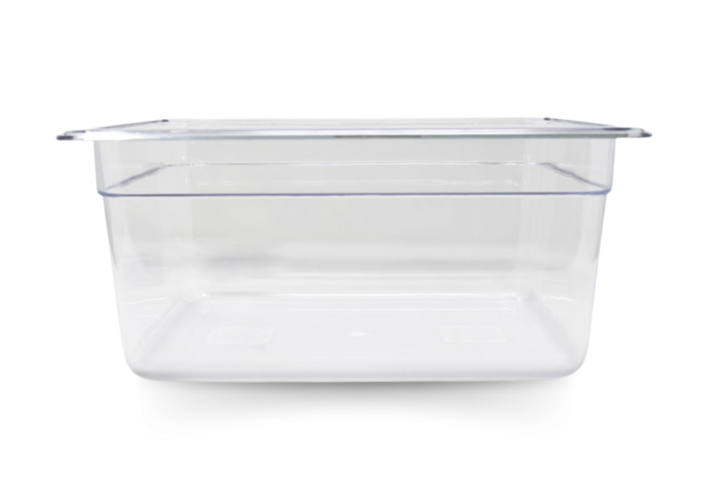 Nella 1/2 Size Food Pan with 6" Depth, Clear