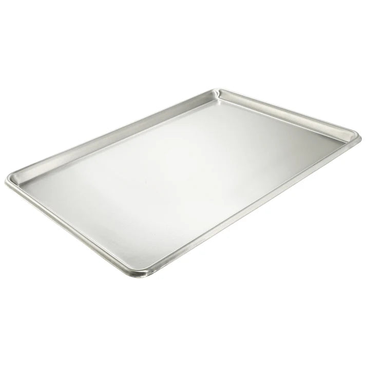 Winco 18/8 Stainless Steel Sheet Pan, Open Bead, Two Thirds