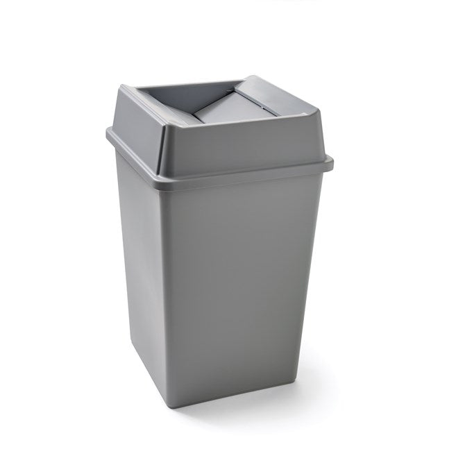 Rubbermaid 3958GR Untouchable Square Rigid Plastic Liner for 35 Gallon Containers, Grey