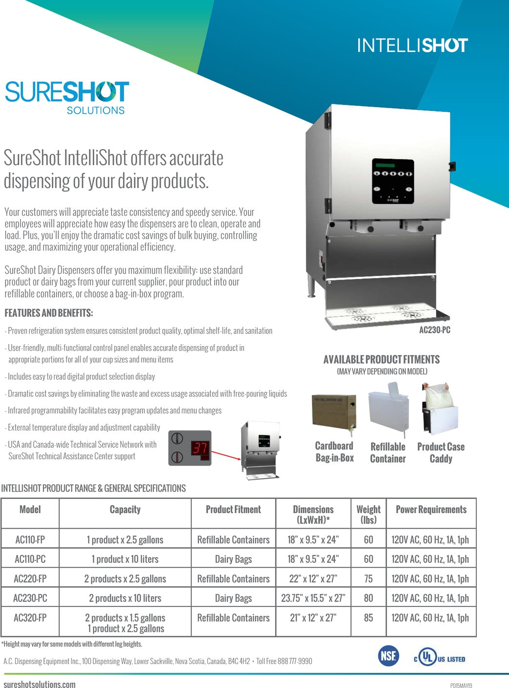 Spec Sheet