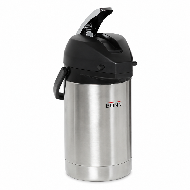 Bunn 2.5 Litre Airpot with Lever Action, Stainless Steel Liner 6 /Pack