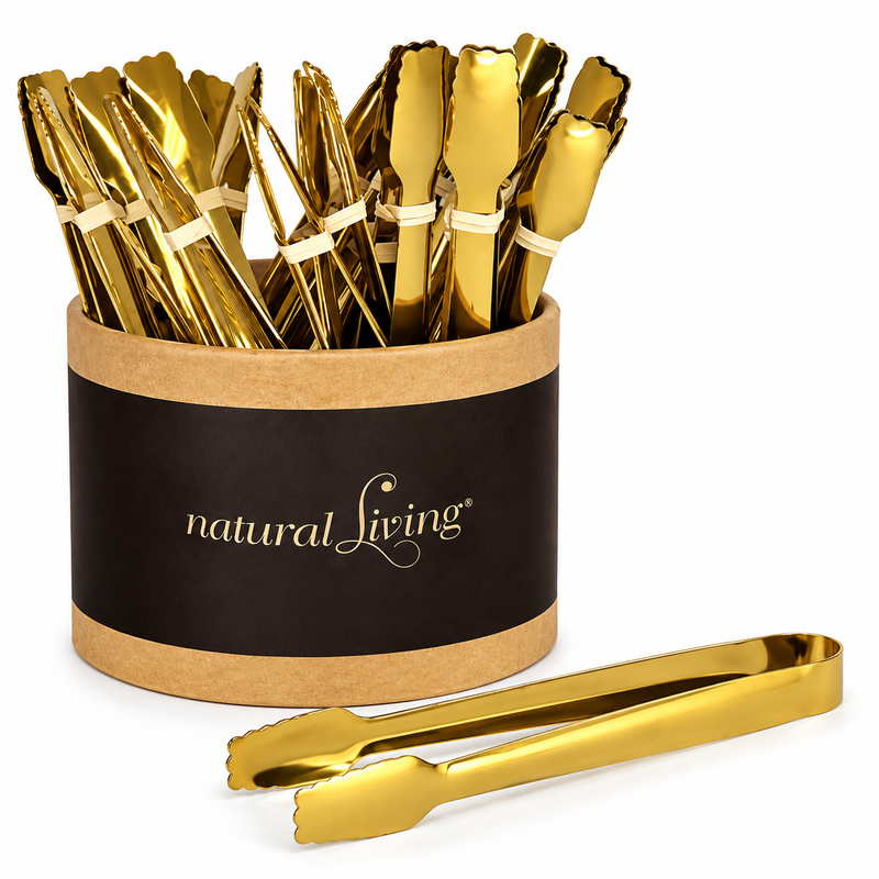 Danesco Small Serving Tongs Gold