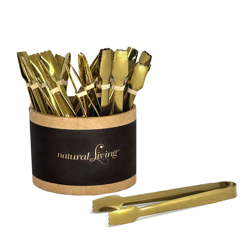 Danesco Small Serving Tongs Gold