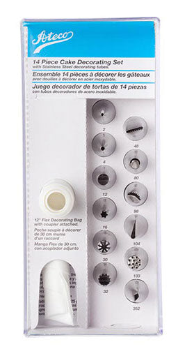 Ateco 14-Piece Cake Decorating Set