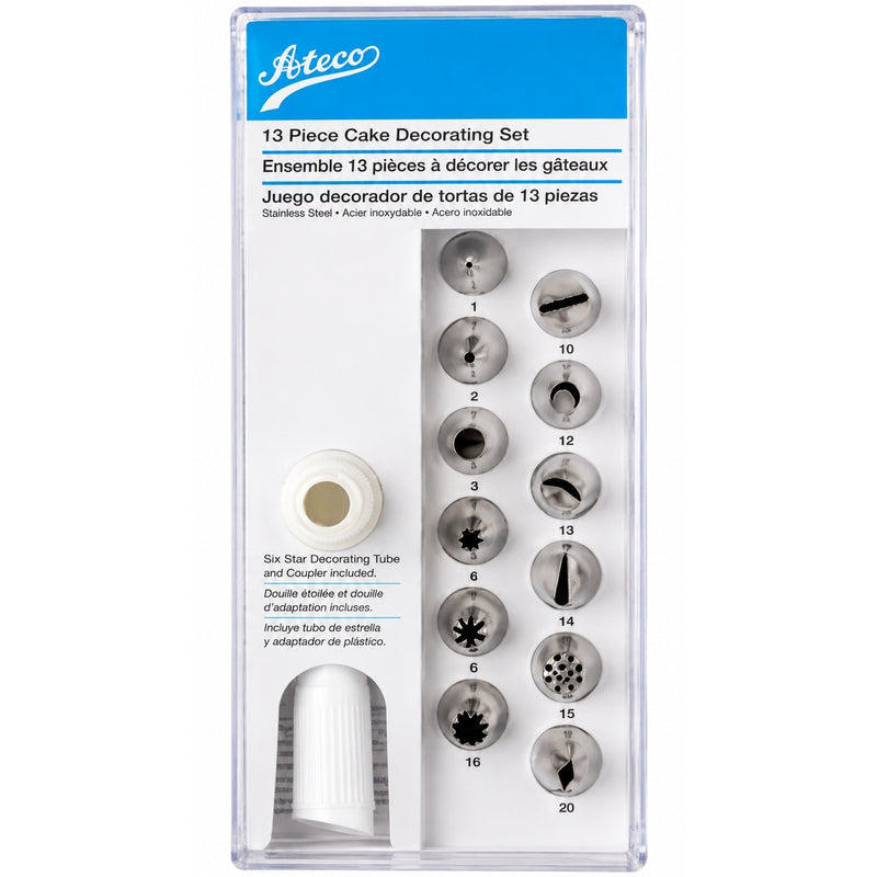 Ateco 14-Piece Cake Decorating Set