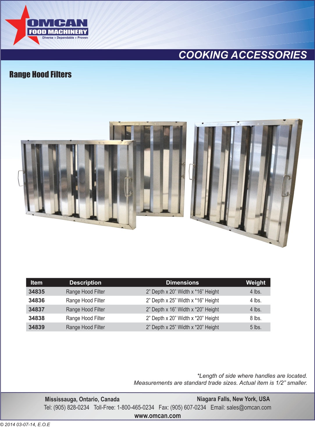 Spec Sheet