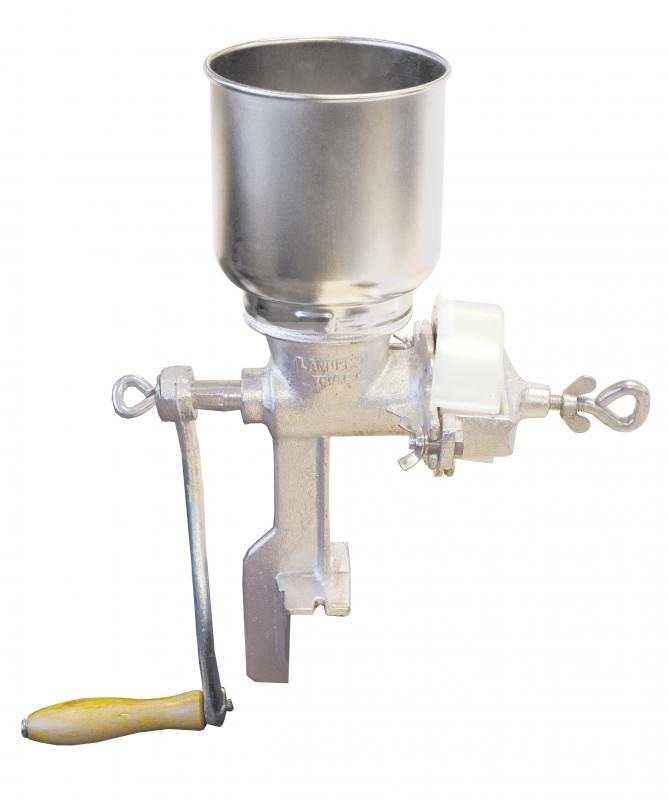 Nella Manual Corn Mill Grinder, Tin Plated