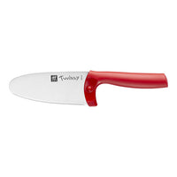 Zwilling Twinny 4" Kid's Chef Knife with Red Handle & Cover